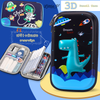 พร้อมส่ง กล่องดินสอ 3D กระเป๋าดินสอลายนูน