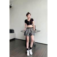 J6EA PRADA 2023 Summer new fashion classic contrast color design fashion all-match straight elastic waist shorts dd