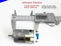 Johnson มอเตอร์แปรงถ่าน550 Dc220v ความเร็วสูง14300รอบต่อนาทีมอเตอร์โรเตอร์ภายใน12ขั้ว