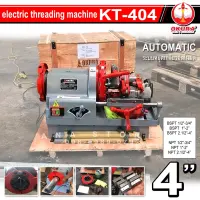 เครื่องต๊าปเกลียวไฟฟ้า รุ่น KT-404 เครื่องต๊าปเกลียว เครื่องต้าปเกลียวไฟฟ้า เครื่องต้าปเกลียว