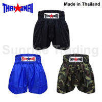 กางเกงมวย THAISMAI Muaythai Boxing Shorts Men Women Adult กางเกงมวยไทย กางเกงกีฬา กางเกงมวยไทยผู้ใหญ่ กางเกงมวยสีล้วน