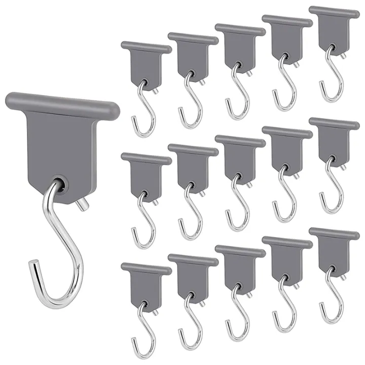 Piping Strip Hooks, Set of 16 RV Awning Hooks, Camping Awning Hooks ...