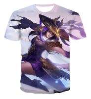 Game Mobile Legends Fanny 3D Printed T Shirt Graphic Tees