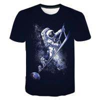 2023ใหม่ stronaut TShirt Space Universe streetwear CREW Neck T chilren TEE