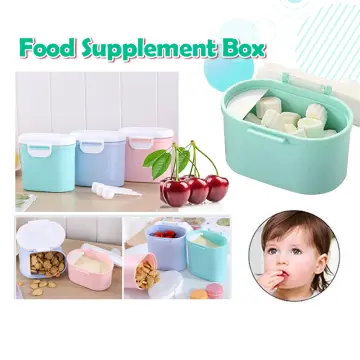 Baby Formula Dispenser with 400ml/800ml Milk Powder Storage Box Container