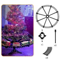 Christmas Train Electric Toys Christmas Tree Decoration Train Track Frame Railway Car Christmas Gifts