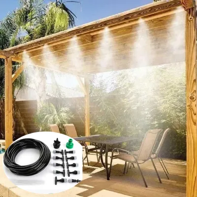 10M Outdoor Water Misting Cooling System Plants Sprinkler Moisturizing Dust Removal Fogger Garden Supplies Irrigation Tool