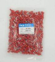 เข็มความยาวหุ้มฉนวนพีวีซีสีแดง8มม. สำหรับสายไฟ1.0มม. 2 18 Awg