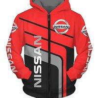 2023เสื้อแจ็กเก็ตมีโลโก้ Nissan สเว็ตเชิ้ตแบบมีซิปผู้ชายเสื้อฮู้ดมีซิปฤดูใบไม้ร่วงเสื้อ Y61รุ่น Patrol Offroad 4X4 Y60 1