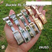 [ส่งฟรี]bubkle หัวเข็มขัด สำหรับสายนาฬิกา rolex(งานเทียบมีLOGO)ขนาด 16,18 มิลลิเมตรเก็บปลายทางได้ค่ะ