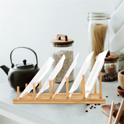 【CC】 Rack Dish Holder Drying Plate Organizer Storage Bowl Shelf Racks Drain Plates Draining Saucer Pot Lid