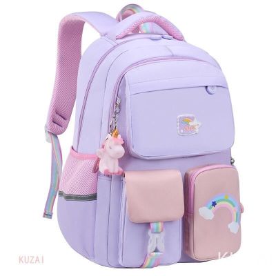 2023 New Rainbow School Bag For Teenagers Girls Children 1-5 Grade Waterproof Backpacks Kids multifunction Schoolbags Mochilas
