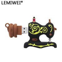 USB 2.0 Sewing machine USB Flash Drive 8GB 4GB Cute Cartoon Colorful Pendrive 64GB 32GB 16GB Mini U Disk Memory Stick