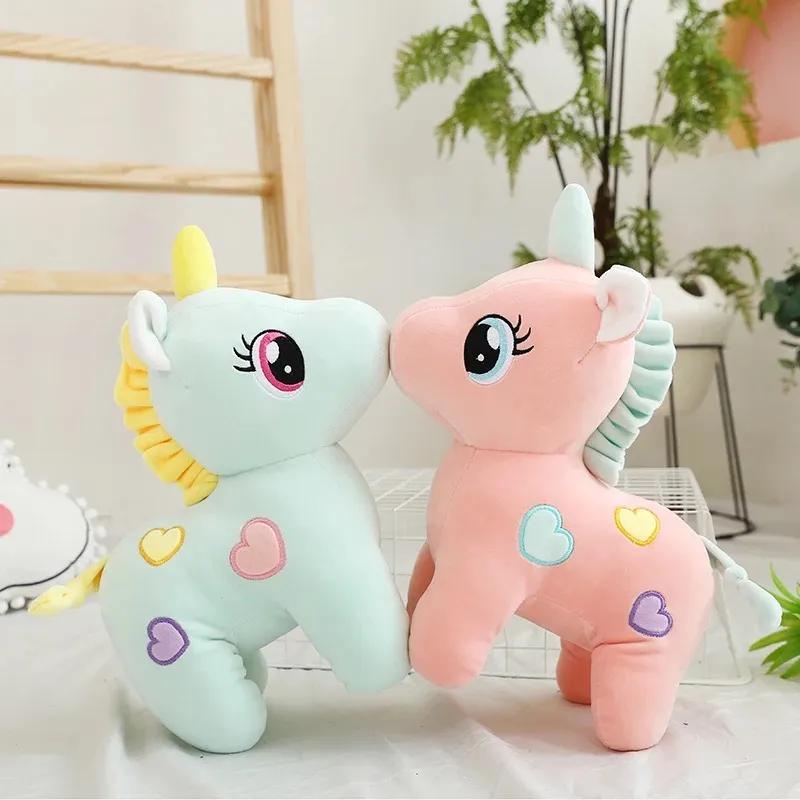 CiCi Cute Unicorn Plush Fluffy Stuffed Animal Lovely Cartoon My Little Pony  Doll Toys Baby Kids Gift | Lazada PH