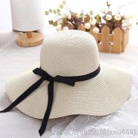 hot【DT】☑▨┇  2018summer straw hat women big wide brim beach sun foldable UV protection bone