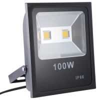 ไฟสปอร์ตไลท์ LED Flood Light 100W Warm Light  โคมไฟ โคมไฟสนาม แสงสีวอร์ม (0441)