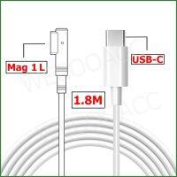 【❈】 ZOROOM USB C Type C To T Type L สาย MagSaf * 1 2 45W 60W 85W สายเคเบิลสำหรับ MacBook A1278 A1502 A1398สายชาร์จแบตเตอรี่ A1466