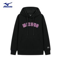 Mizuno เสื้อฮู้ดแขนยาวฤดูใบไม้ผลิและฤดูใบไม้ร่วงแบบหลวมของผู้ชายเสื้อกันหนาวกลางแจ้งคุณภาพสูง