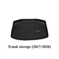 BAFIRE Waterproof Trunk Mats For Tesla Model 3 Model Y 2021 Customized Rear Trunk Storage Mat Cargo Tray Trunk Protective Pads