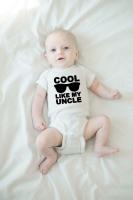 Cool Like My Uncle Summer Funny Infant Bodysuit Newborn Baby Boys Girls Jumpsuit Fashion Clothes Cute Print Playsuit