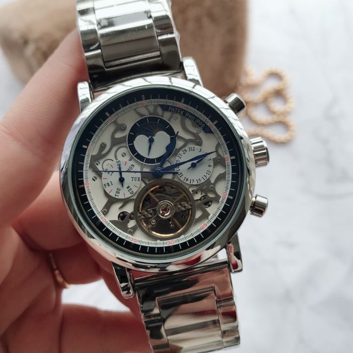 original-2023ผู้ชายนาฬิกากลไก-hollow-อัตโนมัติสายเหล็กเข็มขัด-retro-หรูหราแฟชั่น-casual-นาฬิกาข้อมือธุรกิจ