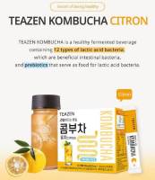 [สินค้าของแท้/พร้อมส่ง100%] TEAZEN KOMBUCHA LEMON CITRON  BERRY กล่อง30ซอง