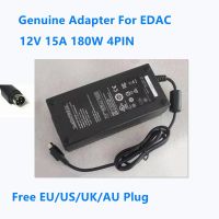 ของแท้12V 15A 180W 4PIN EDAC อะแดปเตอร์ไฟฟ้า AC EA12501B-120สำหรับเครื่องชาร์จอุปกรณ์ไฟ