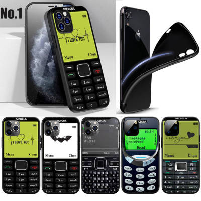 48GV Vintage Nokia Pattern Design อ่อนนุ่ม High Quality ซิลิโคน TPU Phone เคสโทรศัพท์ ปก หรับ iPhone 7 8 11 12 13 14 Pro XS Max SE X XR Plus SE