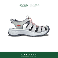 KEEN Womens ASTORIA West Sandal "Grey/Coral"