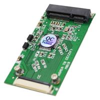 [LUNA electronic accessories] มินิ Msata Pci E 1.8นิ้ว Ssd ถึง40พิน Zif เคเบิ้ลอะแดปเตอร์แปลงการ์ด