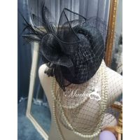 กิ๊บหมวกผู้ดีอังกฤษ ไสต์fascinator​ คุณหนูอังกฤษ  set N003