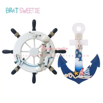 NAUTICAL BIRTHDAY PARTY BABY SHOWER PLATES AND CUPS 8 EACH ANCHOR RUDDER  SHIP