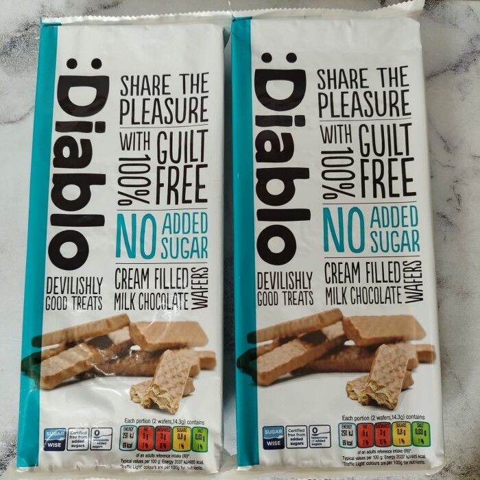 WAFER DIABLO CREAM FILLED MILK CHOCOLATE 100g Lazada Indonesia