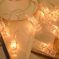 Creative Photo Clip String Lights Battery Operated LED Lamps Christmas Party Household Window Bar Decoration Gift