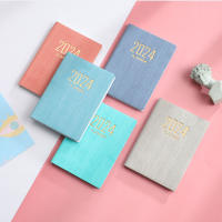 Agenda 2024 Notebook Weekly Planner notebooks Diary Notebook to list Pocket Note Book diario Calendar Office Notepad stationery