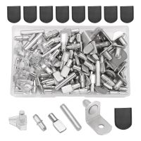 112 Pcs 5 Styles Shelf , Metal Shelf Support Pin, Suitable for Kitchen Cabinet, Bookcase Support Pin and Pin