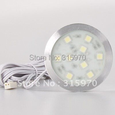 【Worth-Buy】 ไฟดาวน์ไลท์ Led บางเฉียบ5050smd 9led 12vdc และสว่างดีสำหรับไฟใต้ตู้และไฟขั้นบันไดสีขาว/อบอุ่นสีขาว1ชิ้น/ล็อต