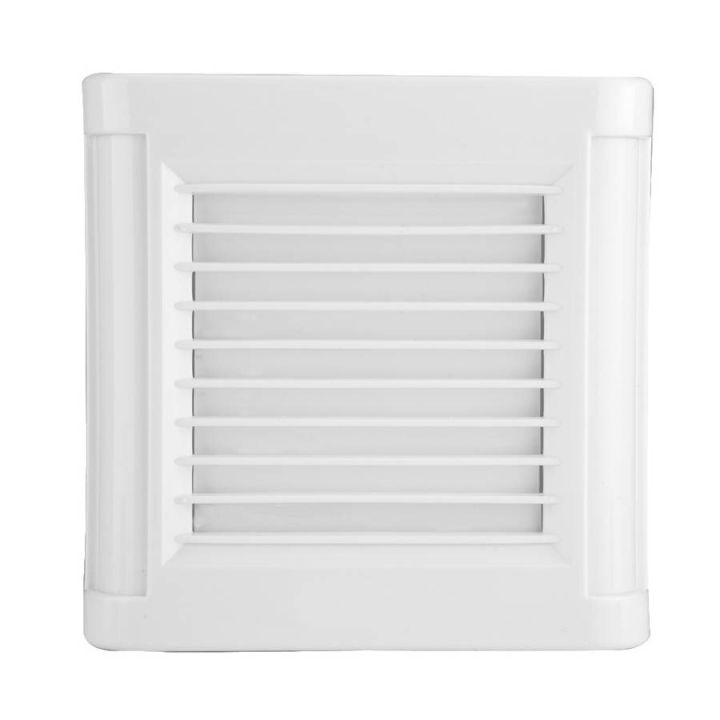 Hz W V Wall Mounted Exhaust Fan Grille Cover White Through Wall Fan Low Noise Square Air