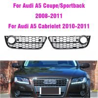 Car Front Bumper Fog Light Lamp Grille Grill Cover Mesh Honeycomb Hex For Audi A5 Coupe/Sportback 2008-2011 Cabriolet 2010-2011