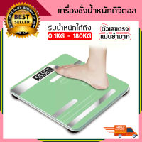 เครื่องชั่งน้ำหนักดิจิตอล เครื่องชั่งน้ำหนัก LCD Digital Scales สามาถแสดงอุณหภูมิได้ รองรับน้ำได้สูงสุด 180KG