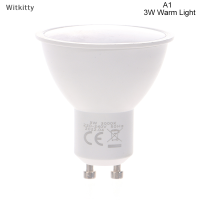 Witkitty Gatetop ไฟสปอตไลท์ LED GU10แสงสว่างประหยัดพลังงานหลอดไฟภายในอาคาร1ชิ้น