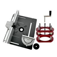 Router Lift 65MmDiam Motors Router Lift Aluminum Alloy Router Lift Kit Table Base Alum Woodworking Router Table Insert Plate Board B