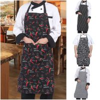 【jw】✢ Overalls Chef Men With Oil-proof Cleaning Apron Adjustable Aprons