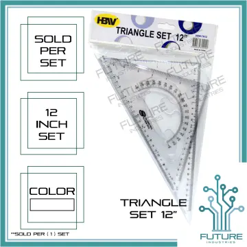HBW Plastic Ruler Transparent 12