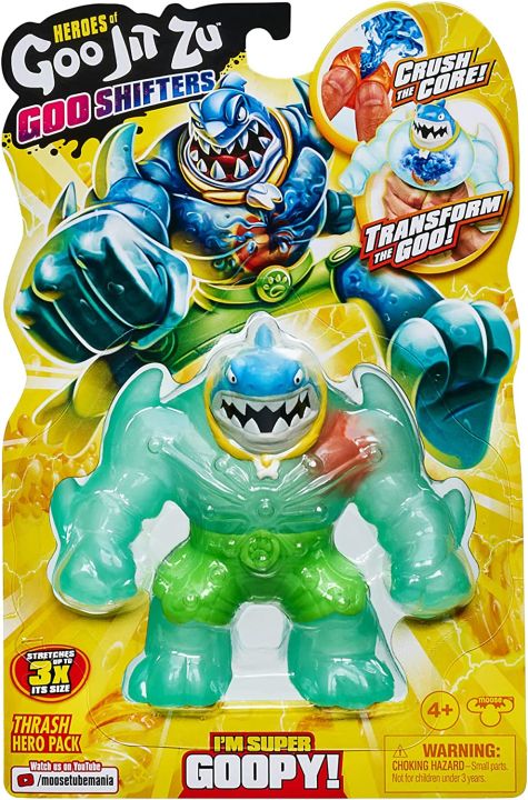 Moose Toys Heroes Of Goo Jit Zu Goo Shifters Hero Pack - Thrash ...