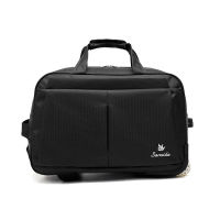 Luggage Trolley Bag Large Capacity Travel Bag with Wheels for Women Men Travel Suitcase Duffle Carry on Luggage Bag