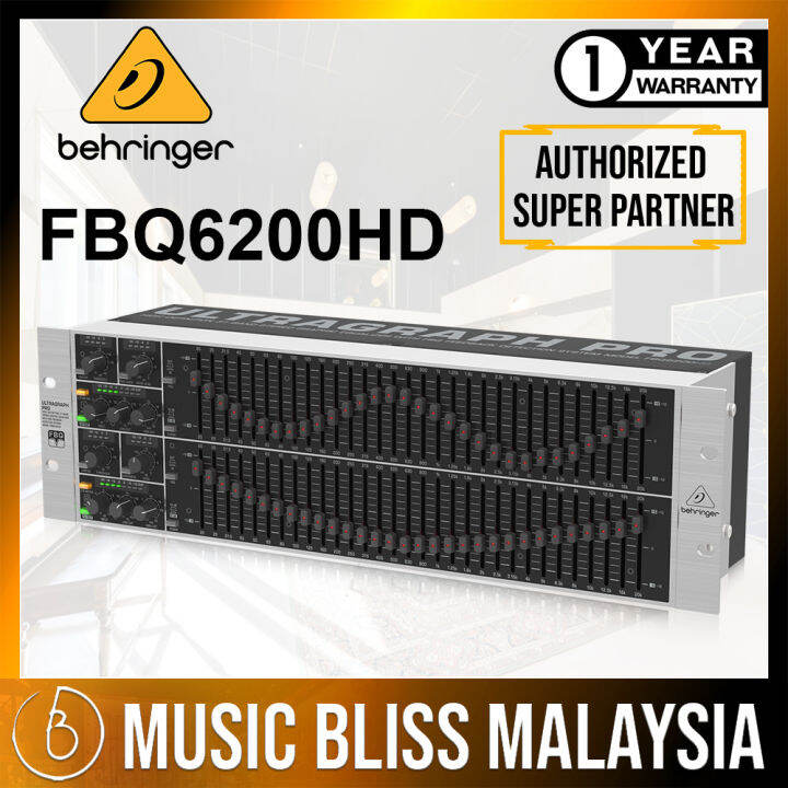 Behringer FBQ6200HD 31band Stereo Graphic Equalizer (FBQ6200HD / FBQ