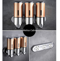 【MC】จำหน่ายสบู่เหลว Round Type Soap Dispensers Shampoo Shower Dispenser Wall Mount Hand Soap Dispenser for Bathroom