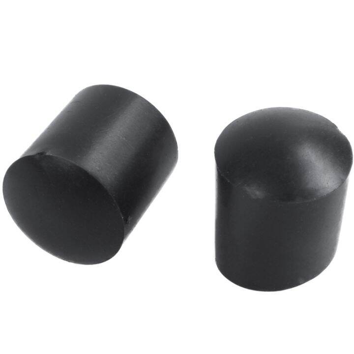 Rubber Caps 160-Piece Black Rubber Tube Ends 10mm Round | Lazada PH