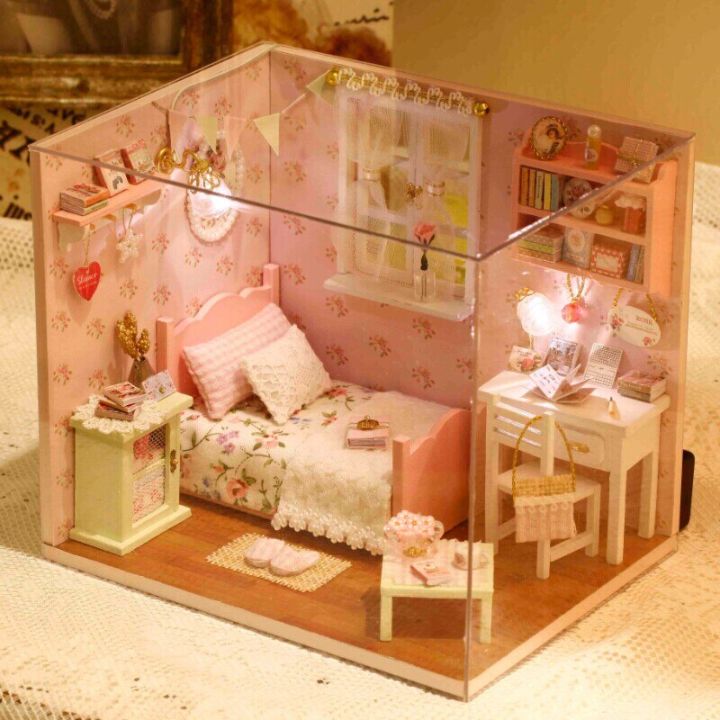 rokomari-fashion-house-เฟอร์นิเจอร์แบบจำลองไม้ตุ๊กตาบ้านทำเองทำด้วยมือบ้านตุ๊กตาจิ๋วของเล่นแฟนสาวคนรักของขวัญวาเลนไทน์-ซันชายน์แองเจิล
